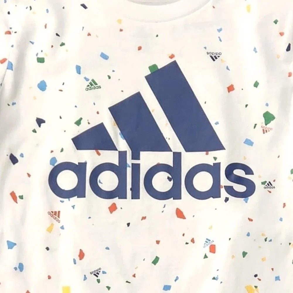 Adidas Baby Boys 2 Piece‎ Outfit 12 Months NWT Tee Shorts Set Blue White